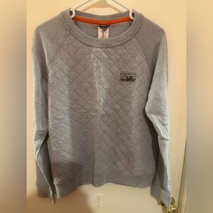 Patagonia Women's Gray Quilted Sweatshirt